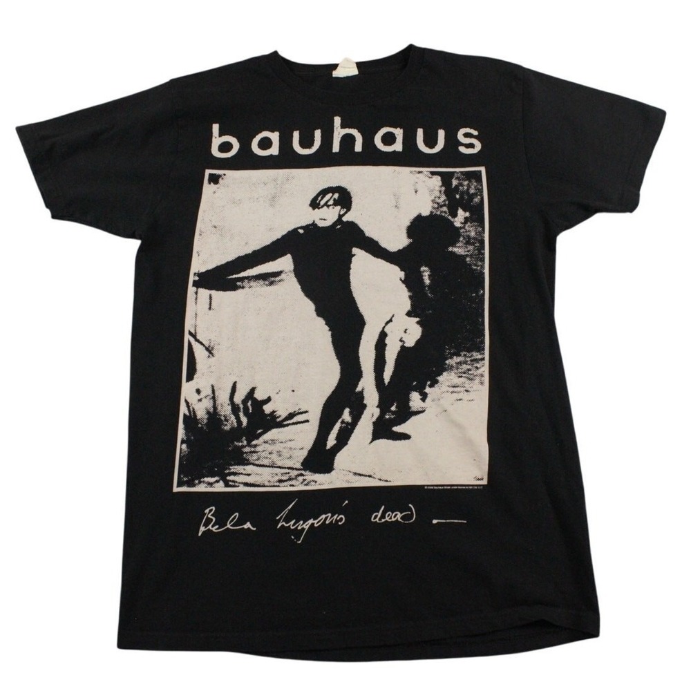 Bauhaus 2009 Shirt Bay Island Sz L Bela Lugosi's Dead goth punk femme Y2K